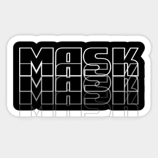 MASK MASK MASK MASK Face Cover Sticker